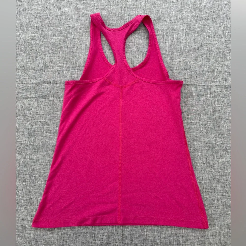 Nike Women's Pink Racerback Tank Top - Picture 2 of 3